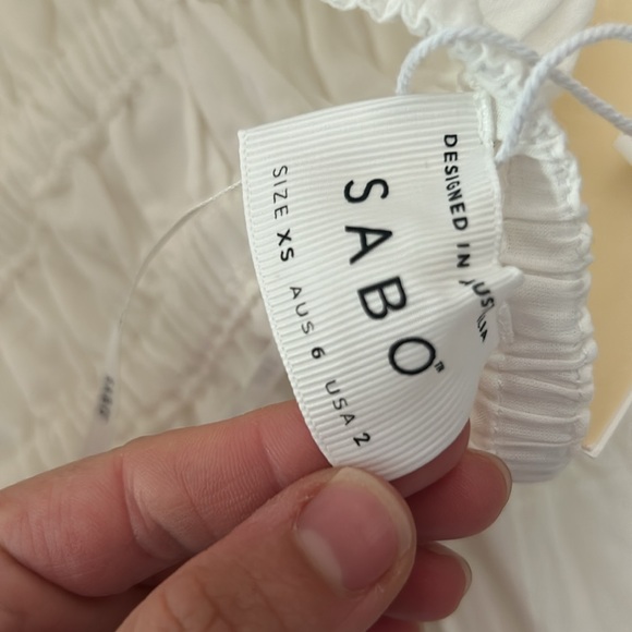 Sabo Skirt White Maxi Dress - Picture 4 of 7